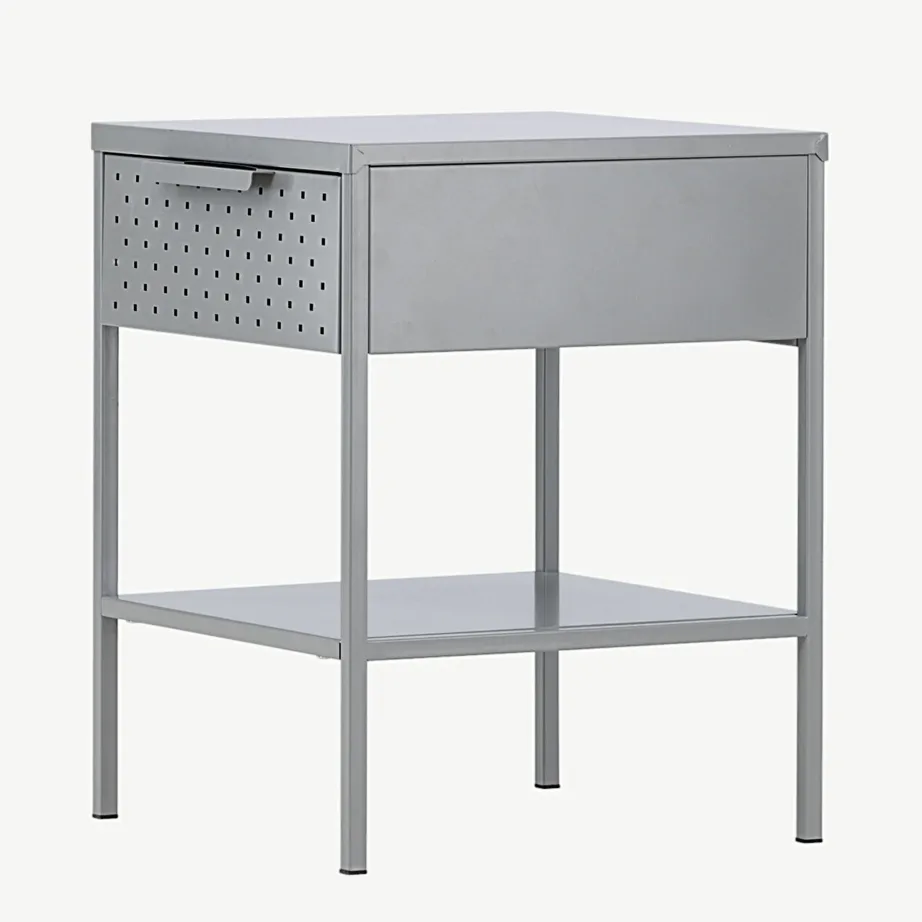 Helehall terasest öökapp Sacramento sahtli ja riiuliga, 30139-106 – 6