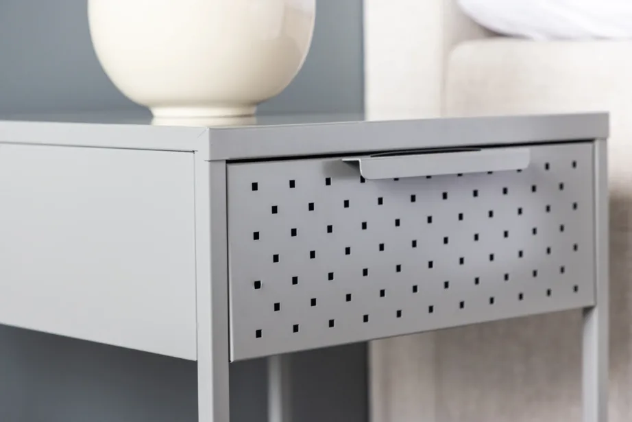 Helehall terasest öökapp Sacramento sahtli ja riiuliga, 30139-106 – 9