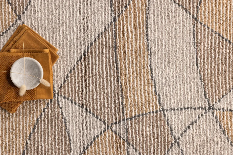 Puuvillane vannitoavaip Loui, elevandiluu-hall-liiv (60 × 90 cm), 30145-113 – 4