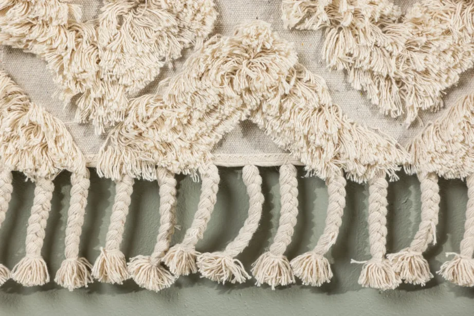 Mustriline murdvalge puuvillane seinavaip Hilda (60×90 cm), 30147-101 – 5