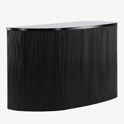 Must soonilise esipaneeliga seinakapp Loca, 120 cm MDF-ist - 30151-490