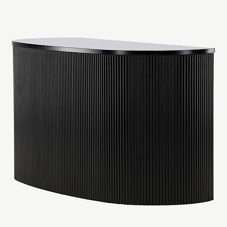 Must soonilise esipaneeliga seinakapp Loca, 120 cm MDF-ist - 30151-490