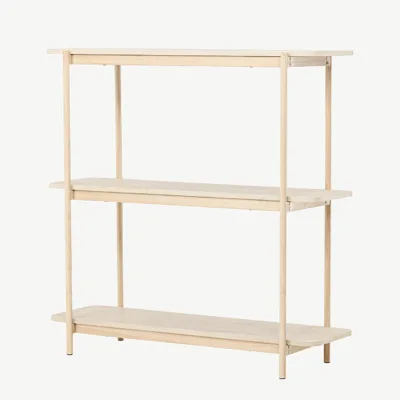 Heimi valge põhjamaine riiul terasraamiga, 120 cm - 30152-130
