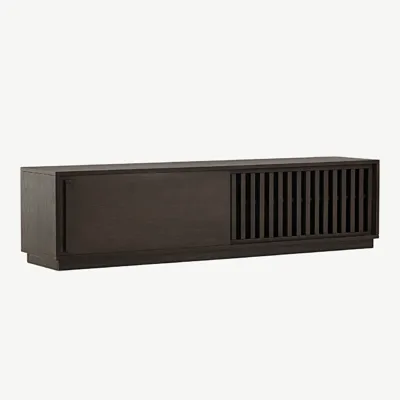 Mokkatooni MDF-telerialus lükanduksega Lugo kollektsioonist - 30165-125