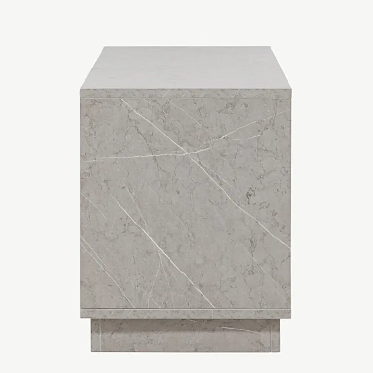Girona halli betooni välimusega MDF-ist TV-alus liugustega, 180×50 cm - 30166-165