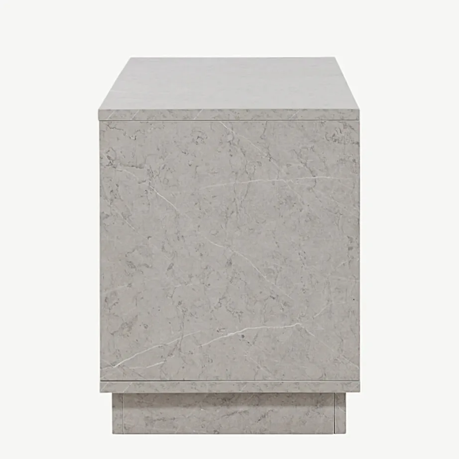 Girona halli betooni välimusega MDF-ist TV-alus liugustega, 180×50 cm, 30166-165 – 7