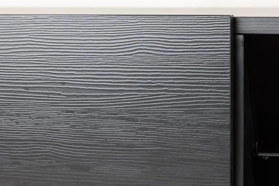 Must melamiinviimistlusega telerialus Cuenca klaasriiuliga, 160 cm, 30168-100 – 11