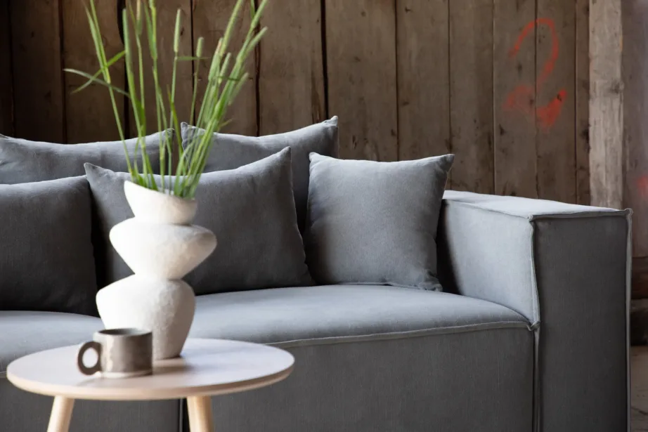 Gillholmeni hall 3-kohaline diivan, polüester-linane kangas, lai käetugi, skandinaavia stiil, 40000-102 – 12