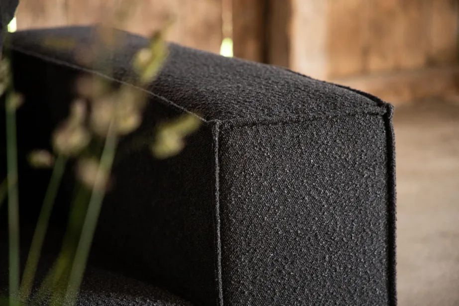 Gillholmeni kolmekohaline must bukleedist diivan (Vind), 40000-103 – 12