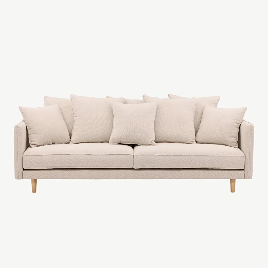 Beež linakangaga kolmekohaline diivan Segelskären kollektsioonist, kaskjalad, 40000-110 – 6