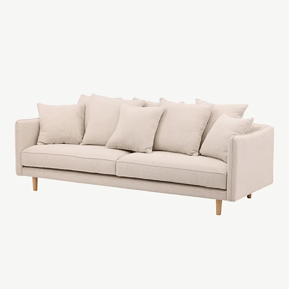 Beež linakangaga kolmekohaline diivan Segelskären kollektsioonist, kaskjalad, 40000-110 – 7