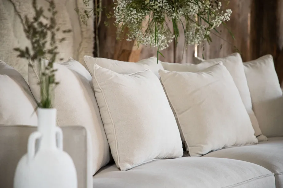 Beež linakangaga kolmekohaline diivan Segelskären kollektsioonist, kaskjalad, 40000-110 – 10