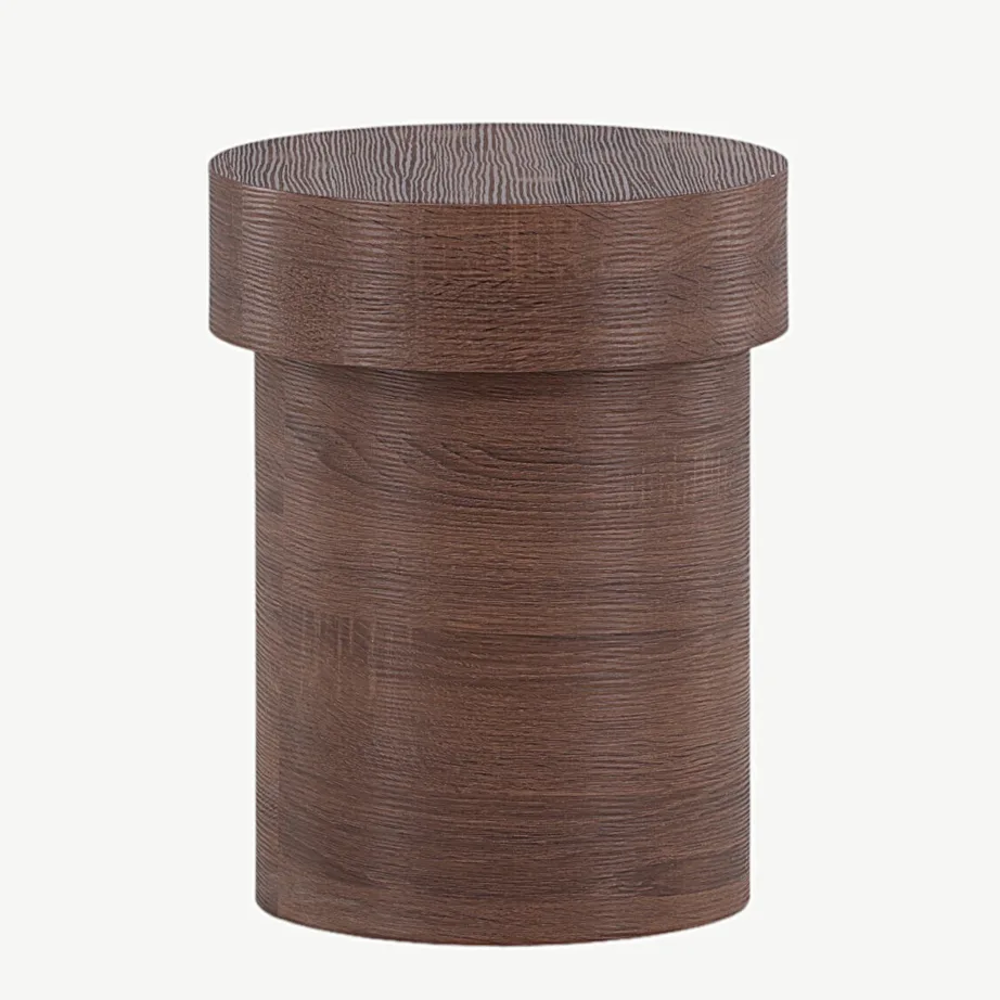 Kõrge silindriline abilaud Malungi (pruun MDF, ø35 cm), 41000-123 – 7