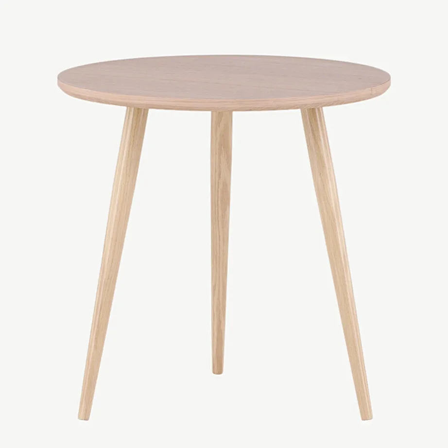 Ümmargune valge abilaud Askim, Ø48 cm (Vind), 41000-270 – 6