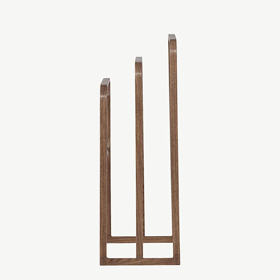 Mokkavärvi terasest vabaltseisev riidehoidja Drammen, kolmekordse riputusvõimalusega, 42000-125 – 7