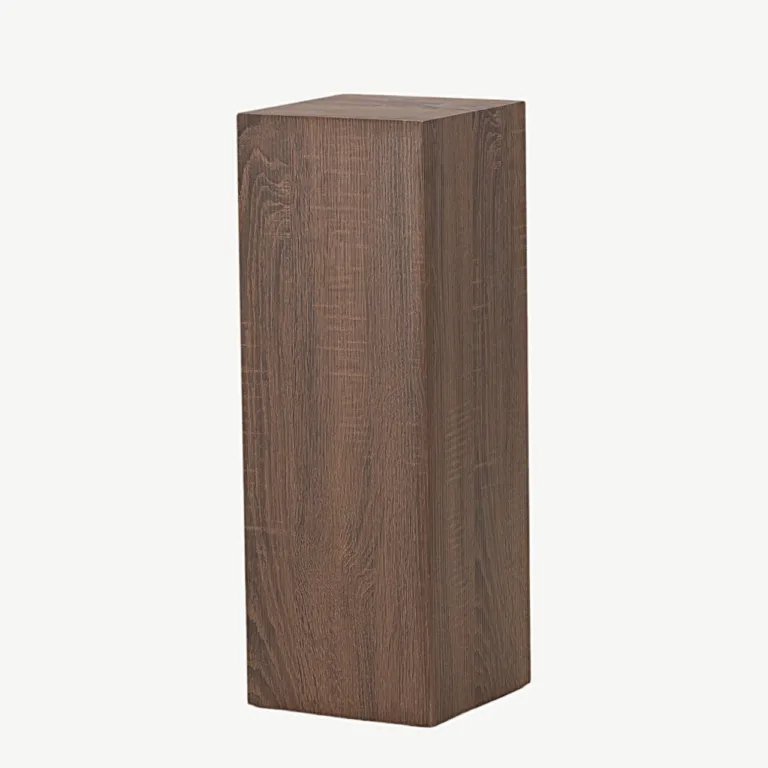 Ramsvik tumepruun MDF-postament, 23×23×65 cm - 42000-290