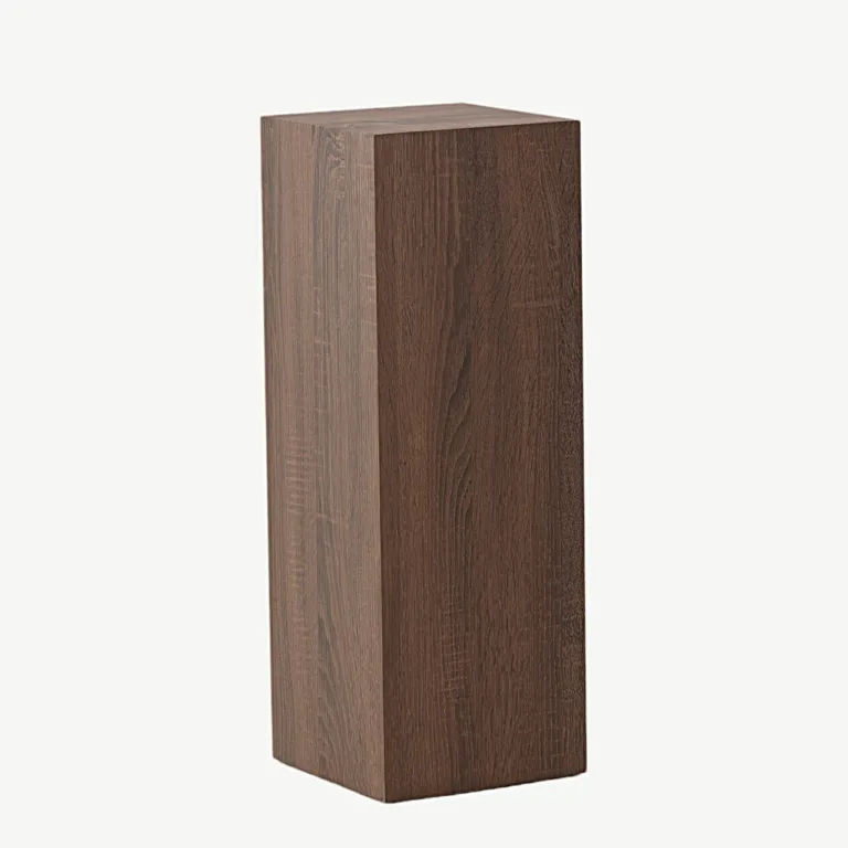 Ramsvik tumepruun MDF-postament, 23×23×65 cm - 42000-290
