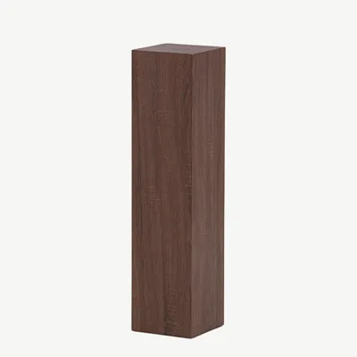 Kõrge tumepruun MDF abilauapjedestaal Ramsvik (23 × 23 × 95 cm) - 42000-304