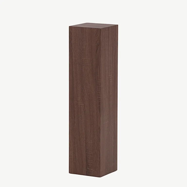Kõrge tumepruun MDF abilauapjedestaal Ramsvik (23 × 23 × 95 cm) - 42000-304