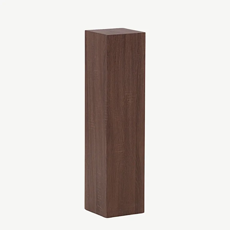 Kõrge tumepruun MDF abilauapjedestaal Ramsvik (23 × 23 × 95 cm) - 42000-304