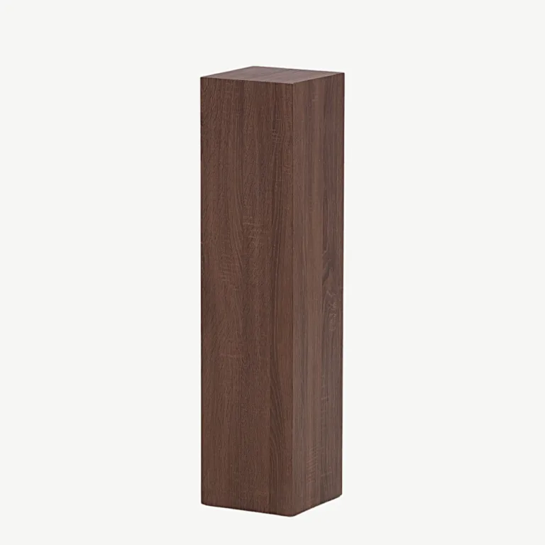 Kõrge tumepruun MDF abilauapjedestaal Ramsvik (23 × 23 × 95 cm) - 42000-304