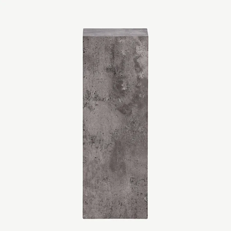 Ramsvik hall betoonilaadse viimistlusega küljelaud-pjedestaal (MDF, 65 cm) - 42000-317