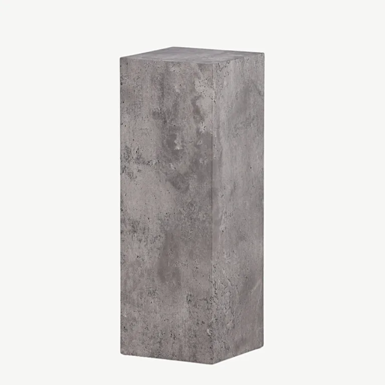 Ramsvik hall betoonilaadse viimistlusega küljelaud-pjedestaal (MDF, 65 cm) - 42000-317