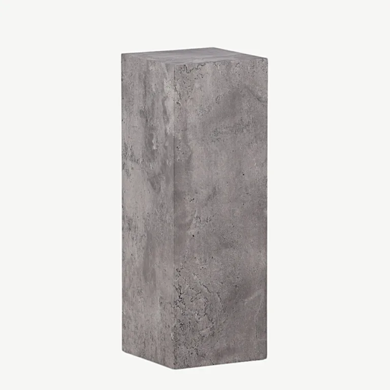 Ramsvik hall betoonilaadse viimistlusega küljelaud-pjedestaal (MDF, 65 cm) - 42000-317