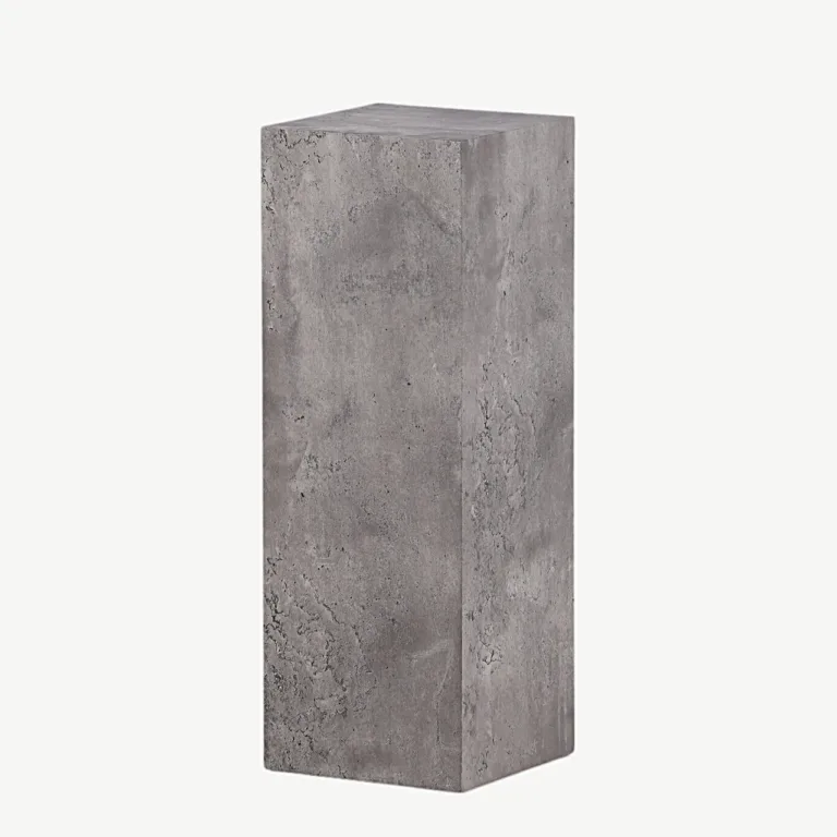 Ramsvik hall betoonilaadse viimistlusega küljelaud-pjedestaal (MDF, 65 cm) - 42000-317