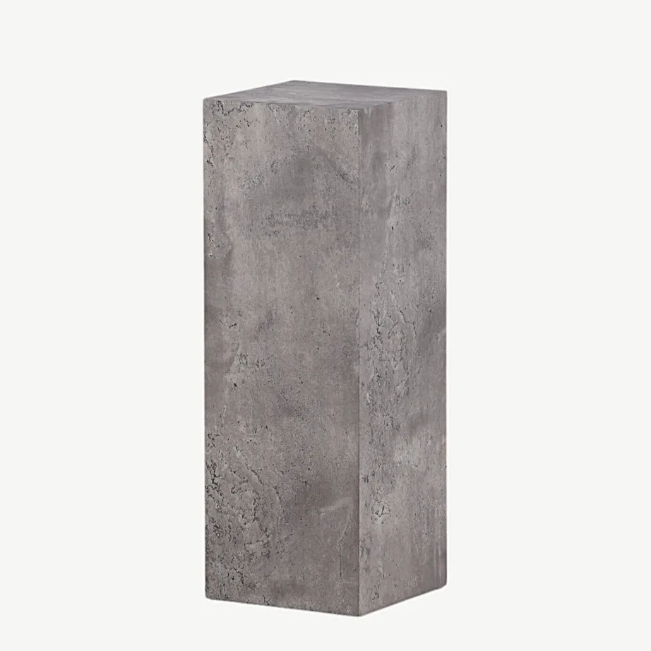 Ramsvik hall betoonilaadse viimistlusega küljelaud-pjedestaal (MDF, 65 cm), 42000-317 – 5