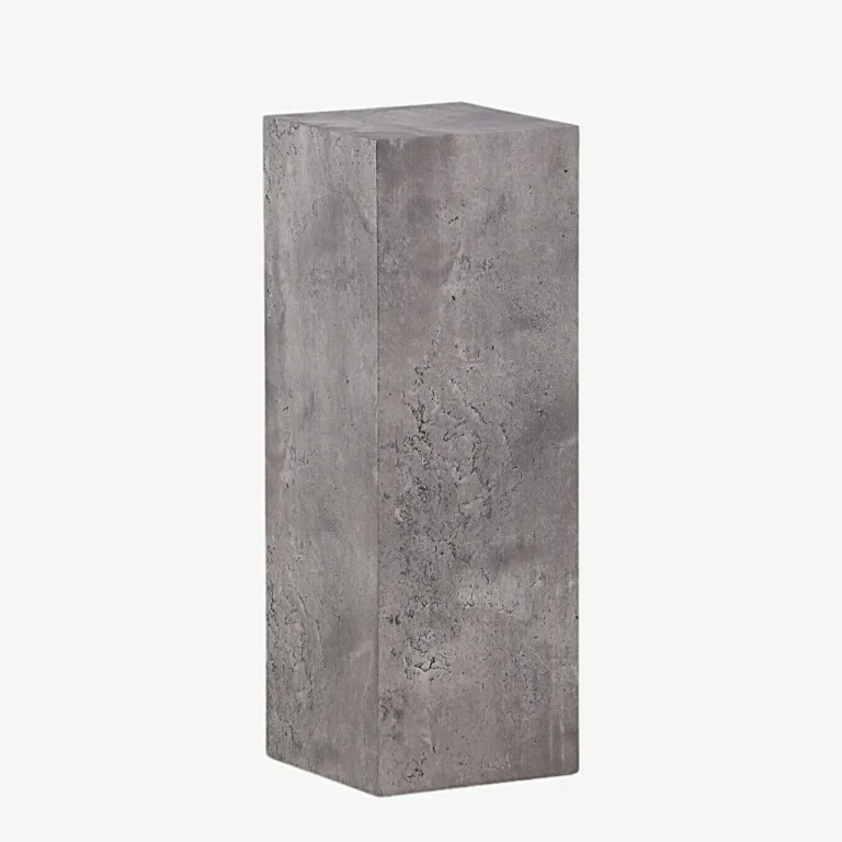 Ramsvik hall betoonilaadse viimistlusega küljelaud-pjedestaal (MDF, 65 cm) - 42000-317