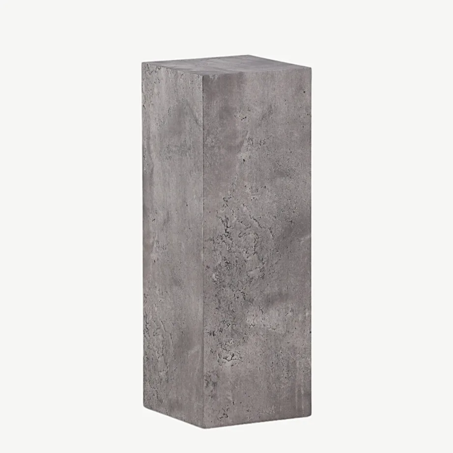 Ramsvik hall betoonilaadse viimistlusega küljelaud-pjedestaal (MDF, 65 cm), 42000-317 – 6