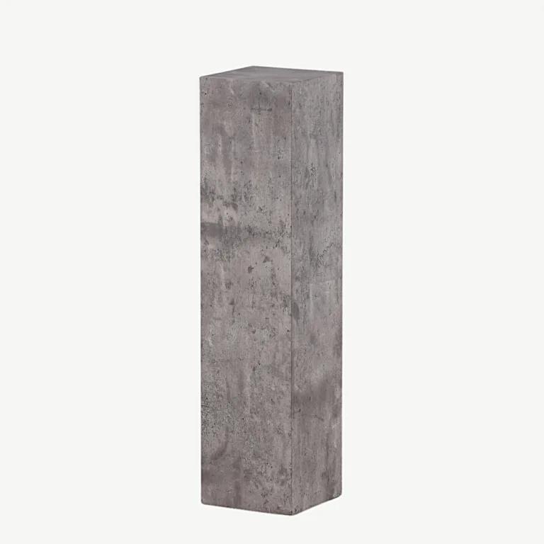 Kõrge halli betooniviimistlusega postament Ramsvik (MDF, 95 cm) - 42000-327
