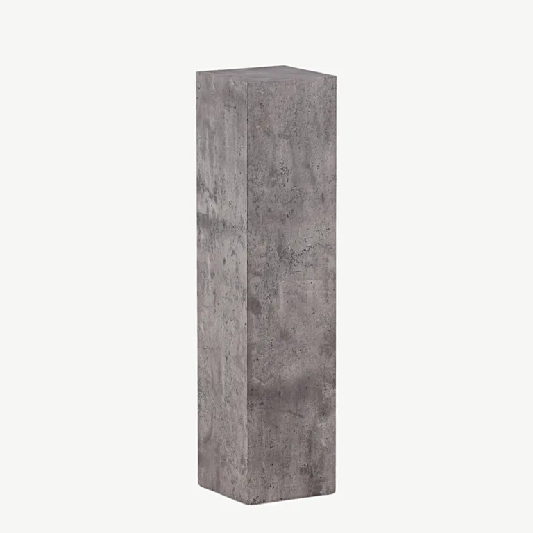 Kõrge halli betooniviimistlusega postament Ramsvik (MDF, 95 cm) - 42000-327