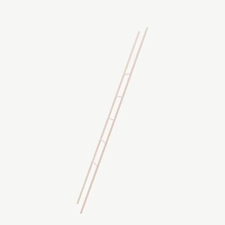 Minimalistlik hallikasbeež metallist redelriidehoidja Drammen, 160 cm - 42000-432