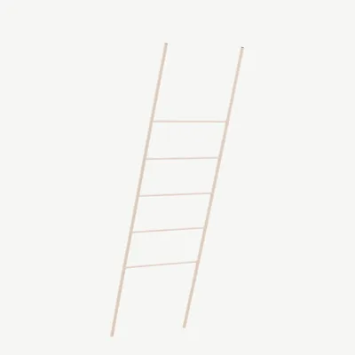 Minimalistlik hallikasbeež metallist redelriidehoidja Drammen, 160 cm - 42000-432