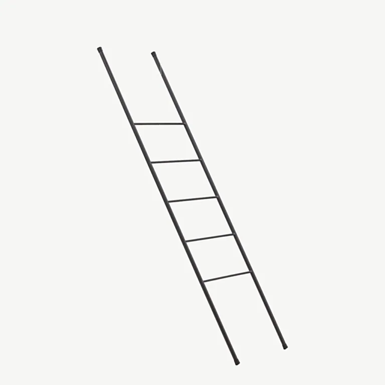 Minimalistlik mustast terasest riidenagi Drammen, vastu seina toetuv (160 cm) - 42000-438