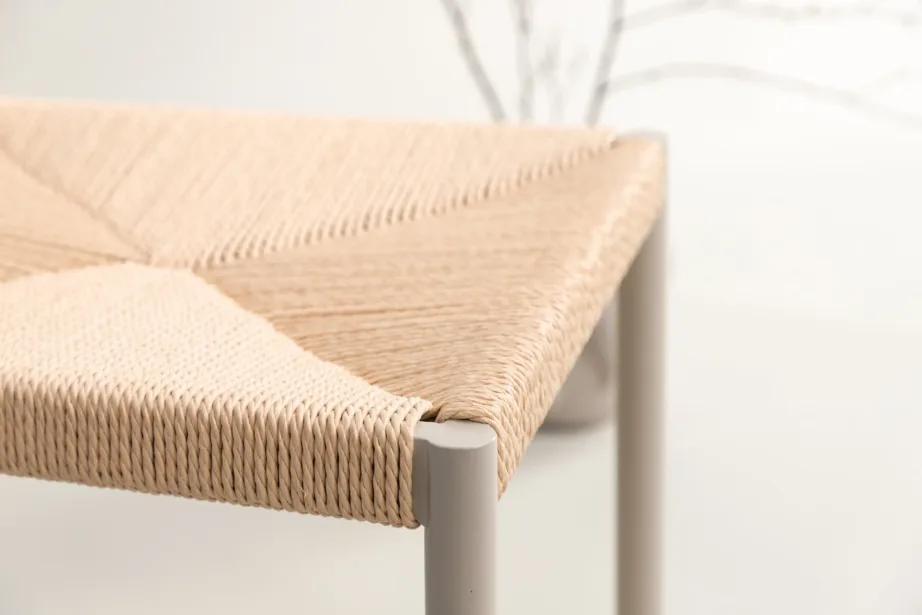 Skandinaavia stiilis söögitool Malmön, hallikasbeež/beež teras ja rotang, 43000-122 – 10