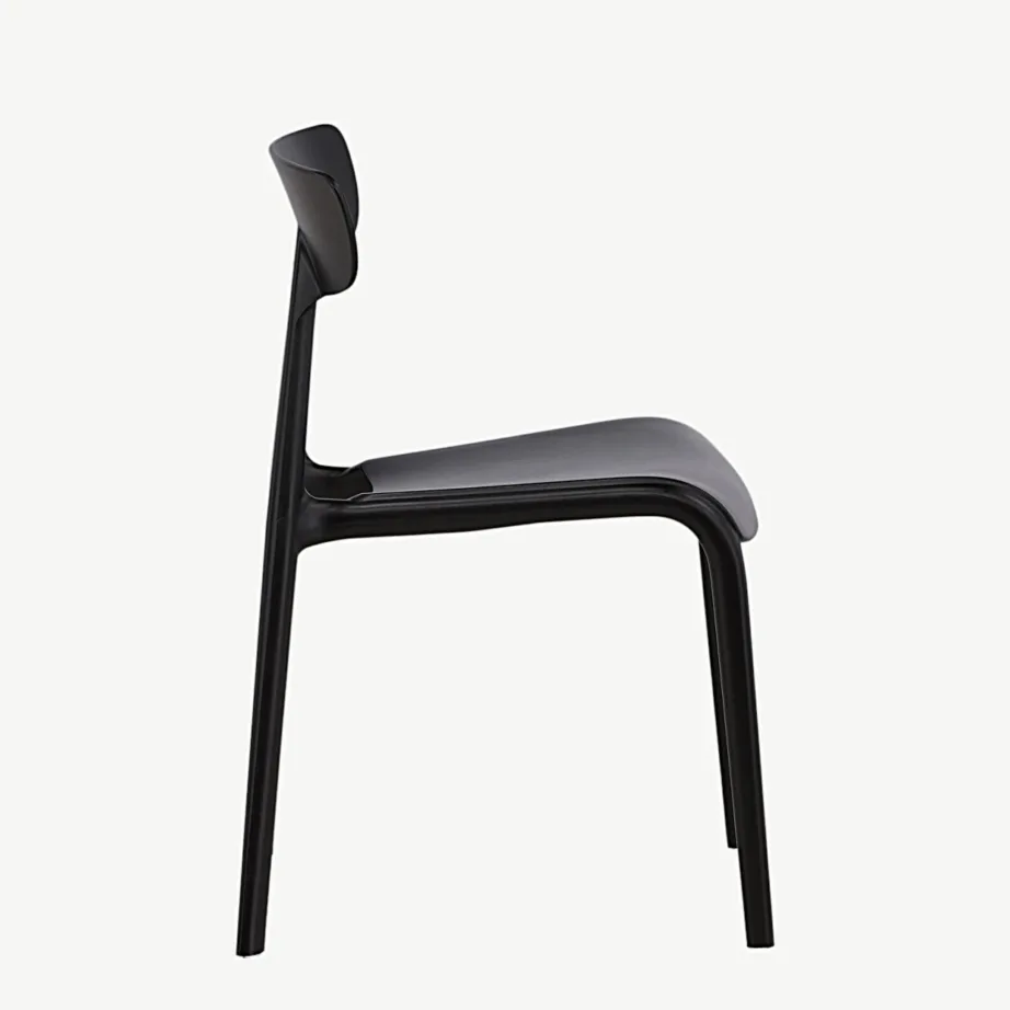 Mustast plastist söögitool Ursholmen, skandinaavia stiilis, 43000-211 – 2