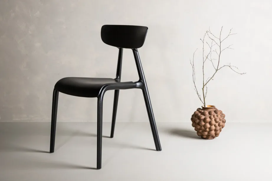 Mustast plastist söögitool Ursholmen, skandinaavia stiilis, 43000-211 – 8