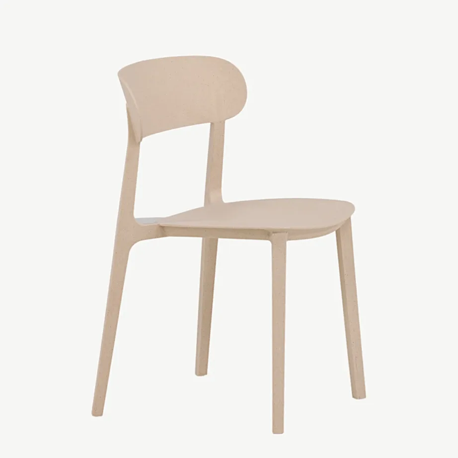 Beež põhjamaise disainiga söögitool Åstol (puitplastkomposiit), 43000-220 – 3