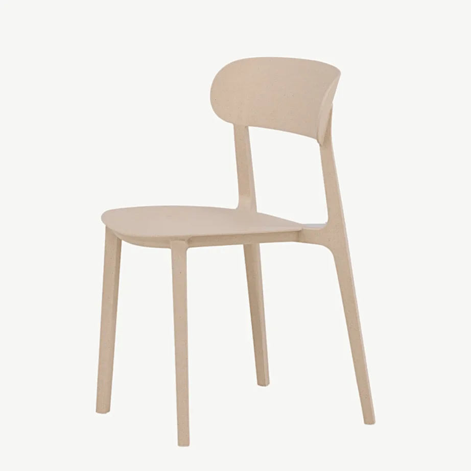 Beež põhjamaise disainiga söögitool Åstol (puitplastkomposiit), 43000-220 – 6