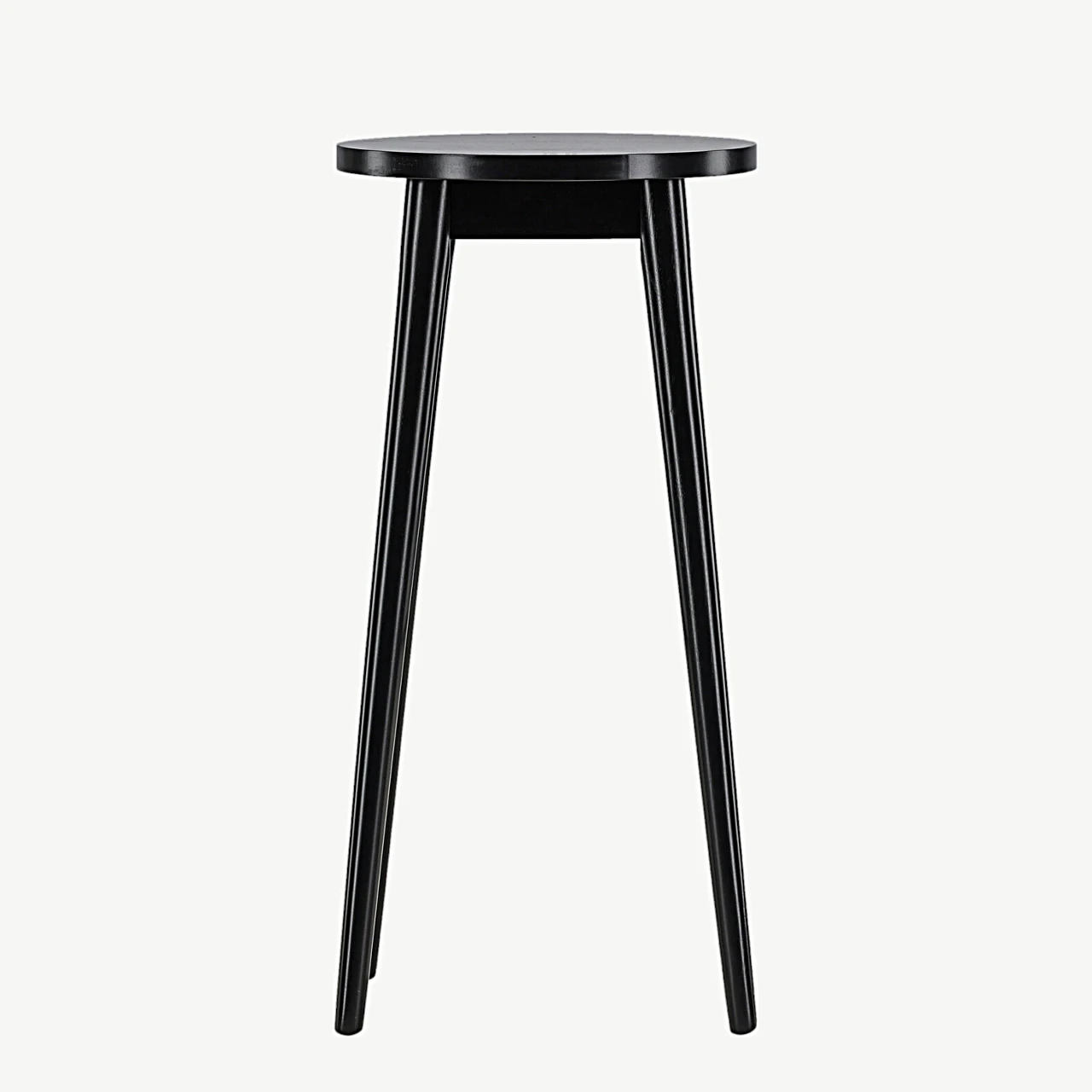 Mustast kummipuidust minimalistlik baaritool Mollösand jalatoega - 44100-061