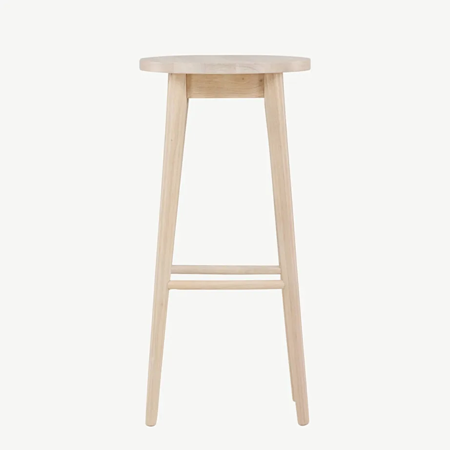 Valge peitsiga kummipuidust baaritool Mollösand, 75 cm, 44100-062 – 4