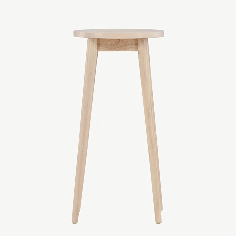 Valge peitsiga kummipuidust baaritool Mollösand, 75 cm - 44100-062