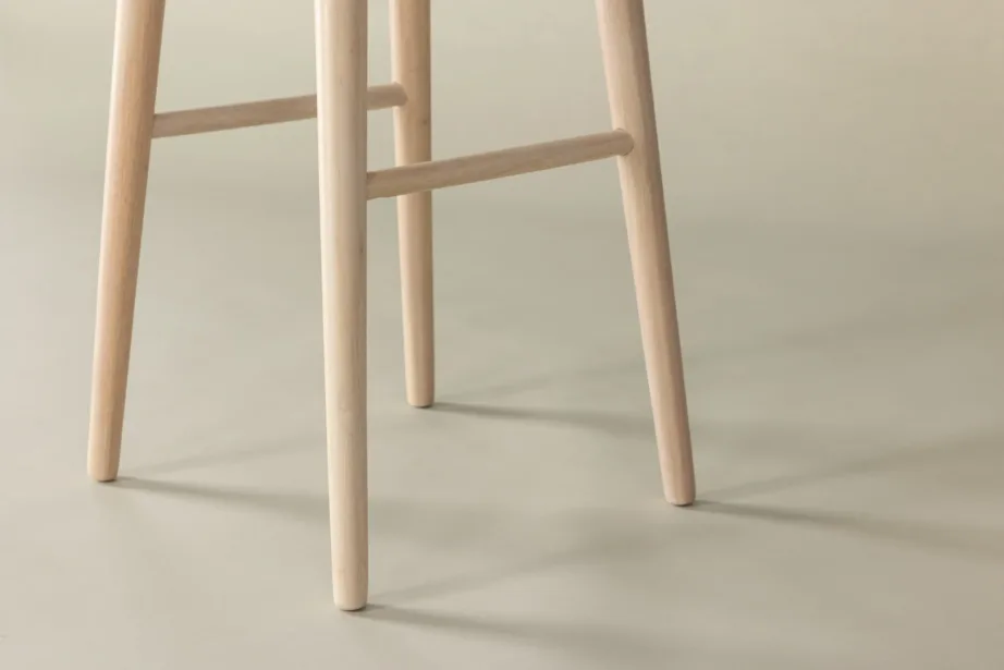 Valge peitsiga kummipuidust baaritool Mollösand, 75 cm, 44100-062 – 10