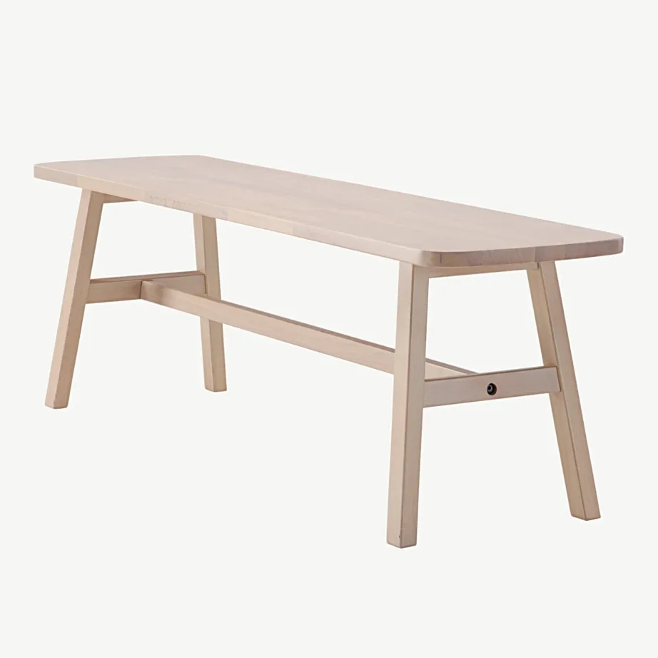 Valge peitsiga kummipuidust pink Hälsö, 140 cm, Vind kollektsioonist, 45000-040 – 7