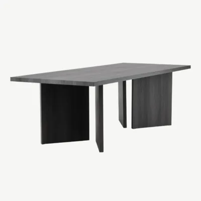 Mustast MDF-plaadist söögilaud Bassholmen 240 × 100 cm - 46000-100