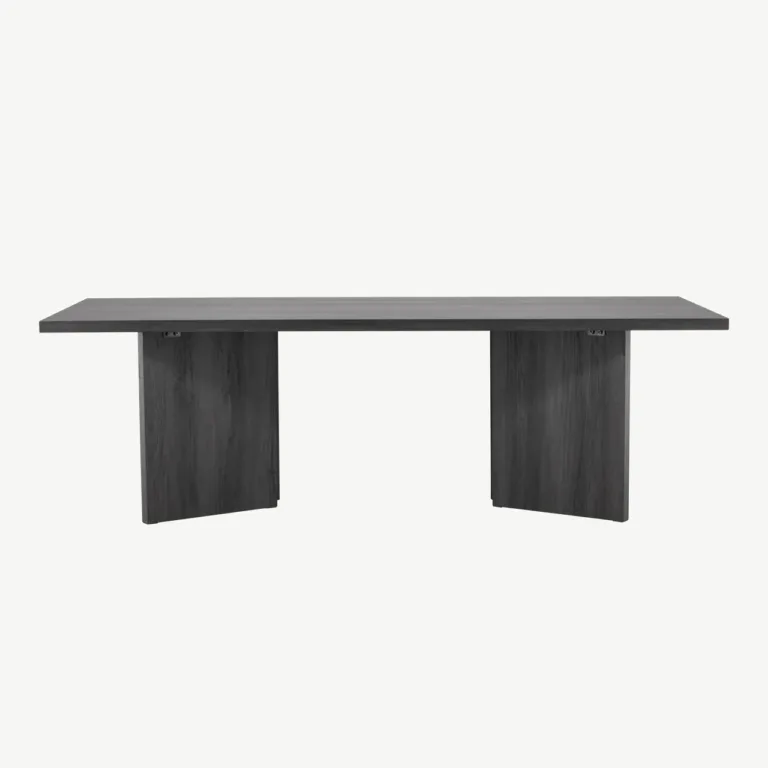 Mustast MDF-plaadist söögilaud Bassholmen 240 × 100 cm - 46000-100