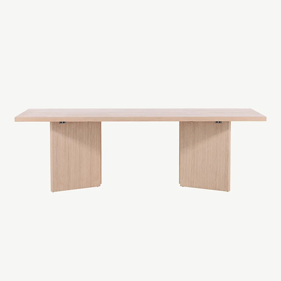 Bassholmeni ristkülikukujuline söögilaud, valge peitsiga MDF, Vind kollektsioon, 46000-130 – 5